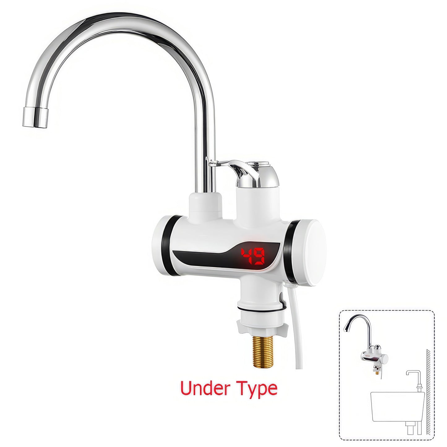 Robinet electric pentru apa calda - 4