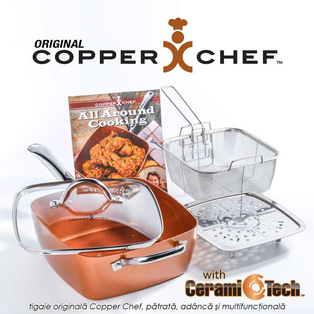 Tigaie cu sita Copper chef - 5