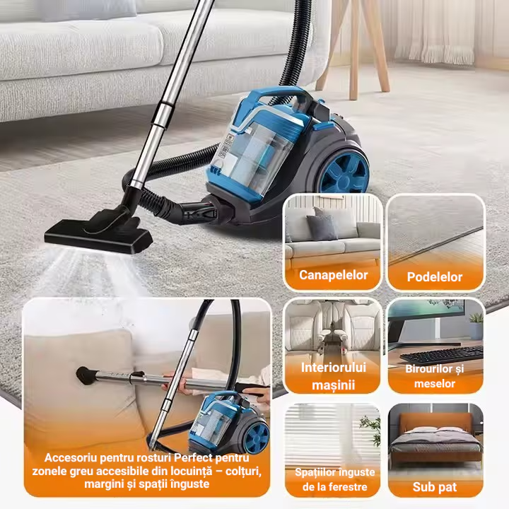 Aspirator cu Sac, 3000W, 4L