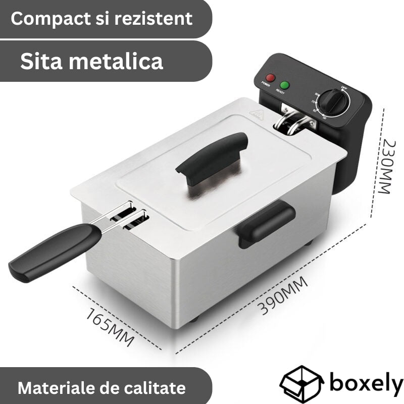 Friteuza Electrica, cu ulei, 4L