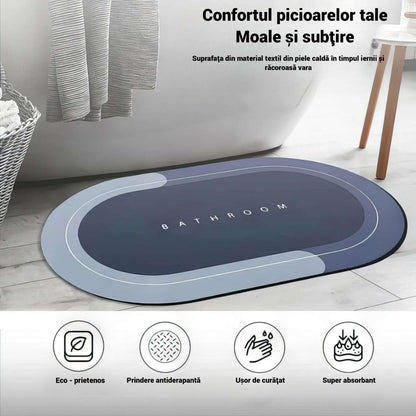 Covor de baie absorbant dimensiuni 60 x 40 cm | Boxely