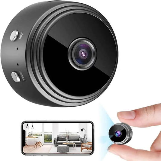 Mini cameră wireless, Full HD 1080p, Wi-Fi, senzor mișcare, night vision și prindere magnetică