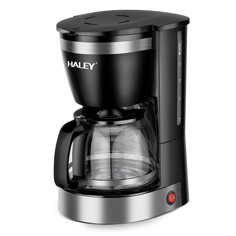 Aparat de cafea HALEY, 800W, 1.25L, carafă din sticlă, 12 cești, oprire automată