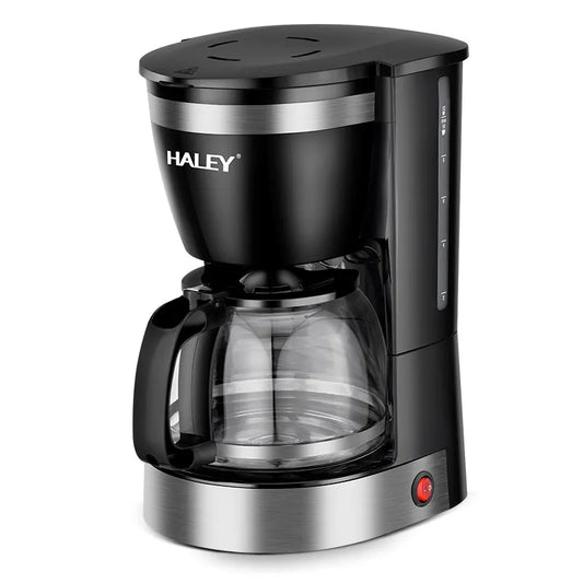 Aparat de cafea HALEY, 800W, 1.25L, carafă din sticlă, 12 cești, oprire automată