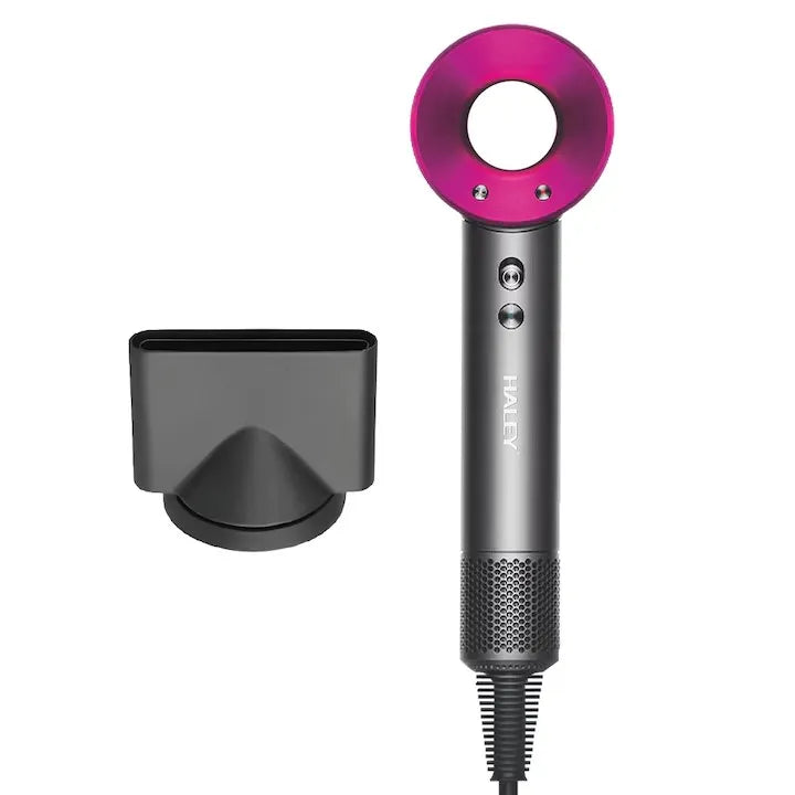 Uscător de păr HALEY Super Sonic, motor digital, 4 trepte de temperatură, 3 viteze, accesoriu magnetic, 1600W