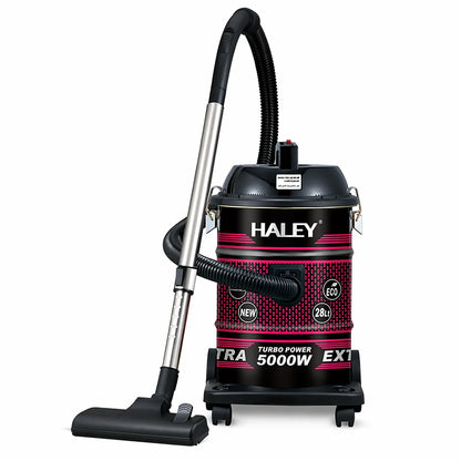 Aspirator HALEY 28L, 5000W, rezervor inox, funcție suflare, accesorii incluse