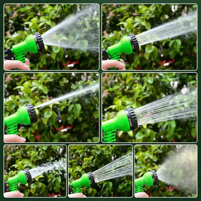 Furtun extensibil MAGIC HOSE 60 m, pistol de stropit inclus, lungime expandabilă 3x, moduri multiple de pulverizare