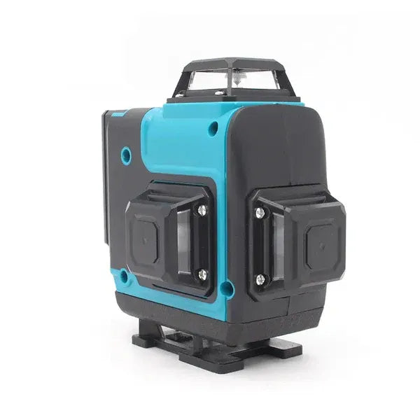 Kit nivelă laser 4D, linii verzi 4x360°, autonivelare, telecomandă, 2 baterii, trepied și servietă