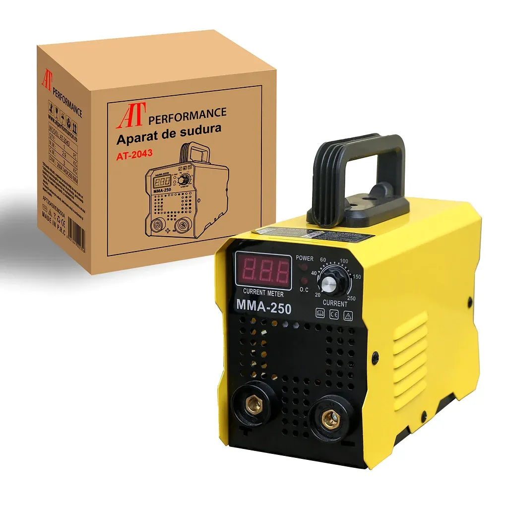 Aparat de sudură invertor MMA-250, 250A, display digital, 230V, tehnologie IGBT