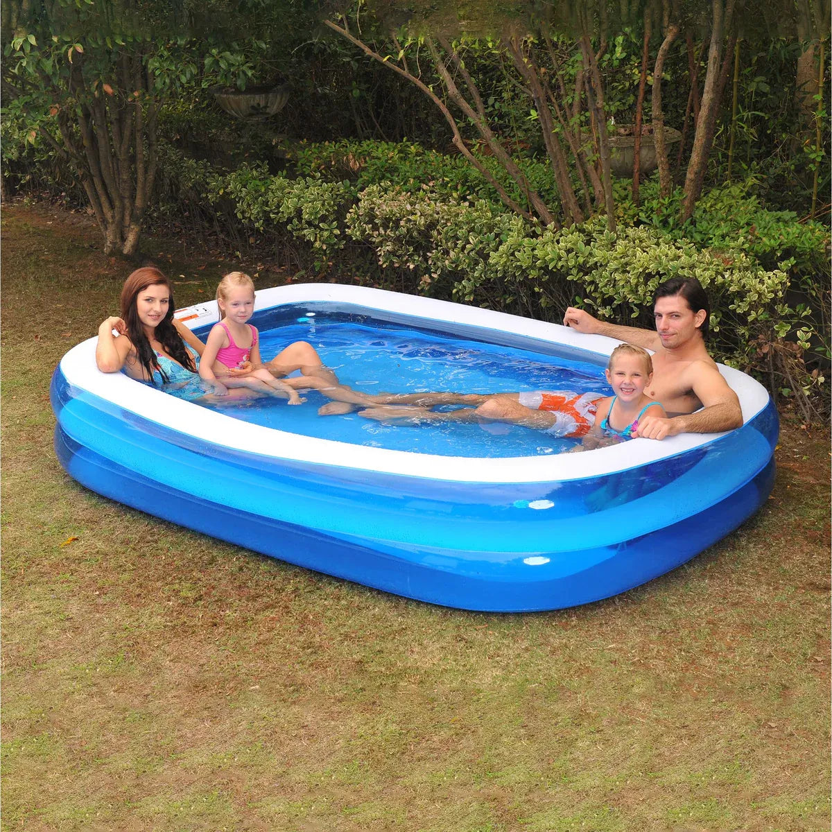 Piscină gonflabilă 200 x 150 cm, pentru copii, multi-utilizare, interior/exterior, ușor de umflat și depozitat