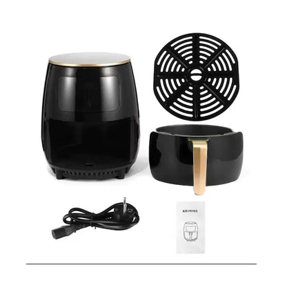 Friteuză cu aer cald AirFryer, capacitate 6L, 8 programe, touch screen, temperatură reglabilă până la 220°C