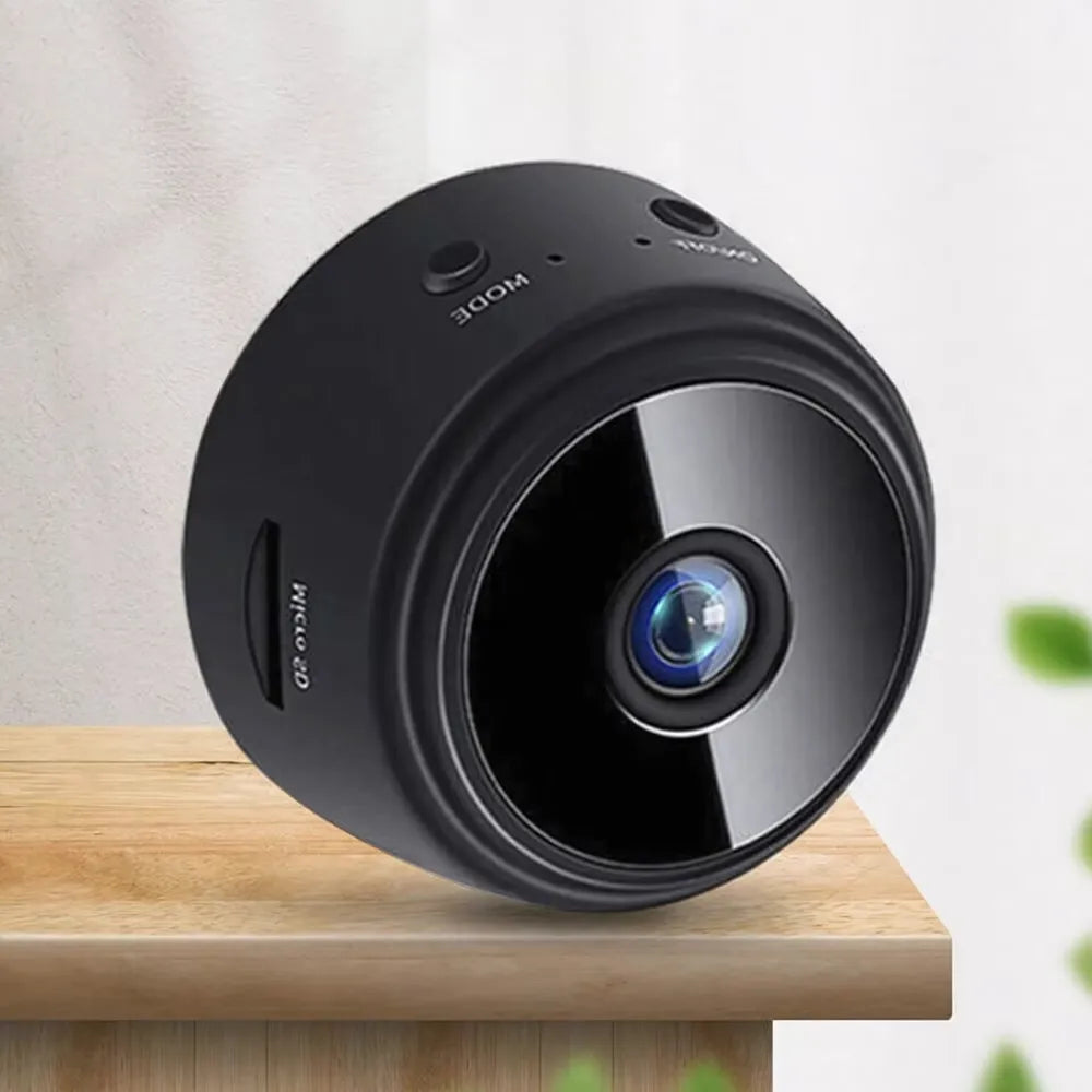 Mini cameră wireless, Full HD 1080p, Wi-Fi, senzor mișcare, night vision și prindere magnetică