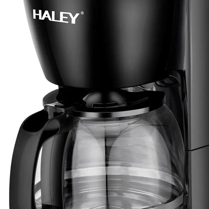 Aparat de cafea HALEY, 800W, 1.25L, carafă din sticlă, 12 cești, oprire automată