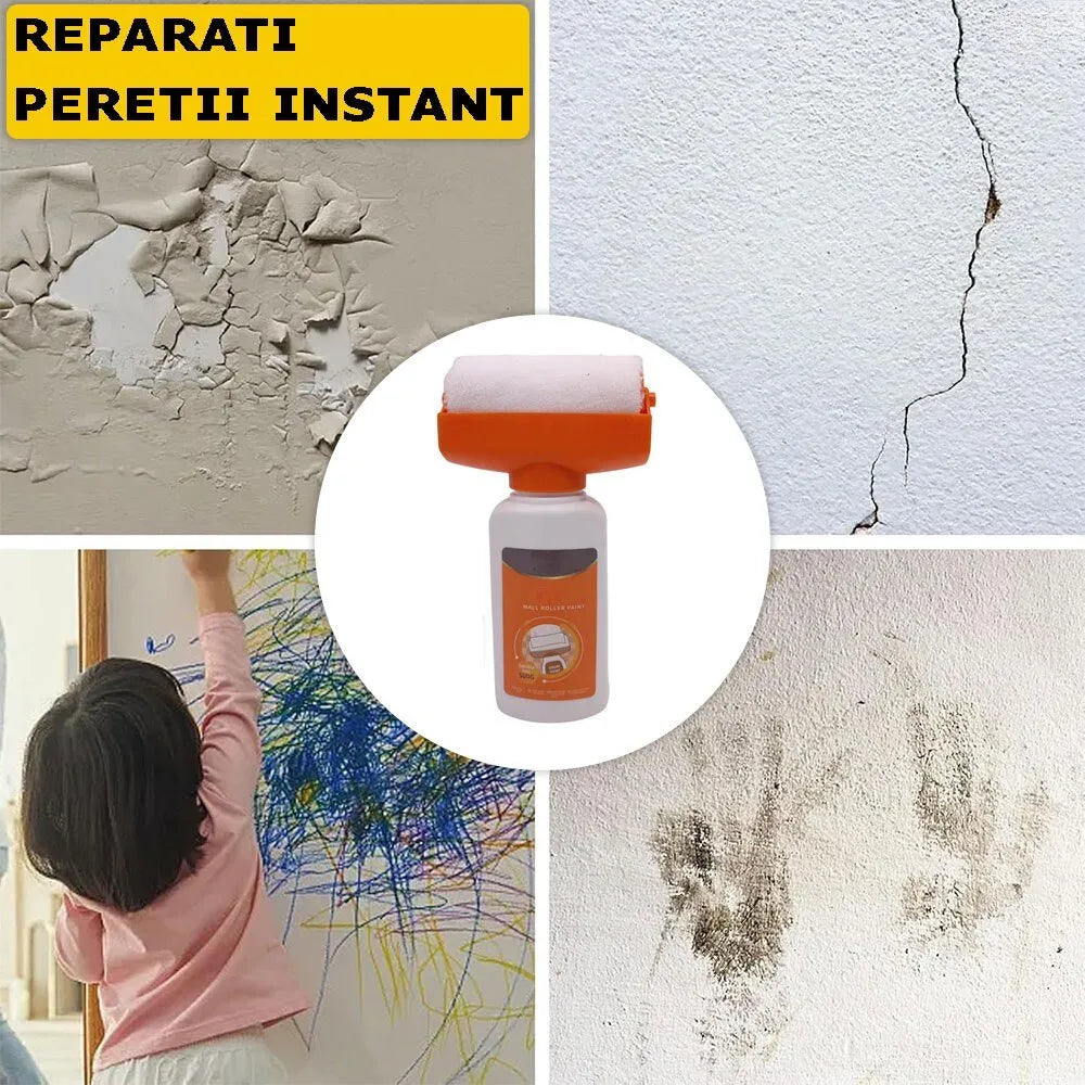 Trafalet cu rezervor pentru vopsit pereți, 500 ml, cu vopsea lavabilă inclusă, reutilizabil