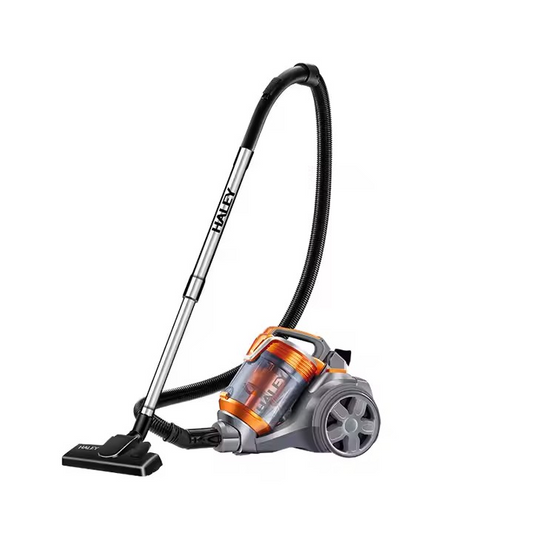 Aspirator portabil fără sac HALEY, 3000W, recipient colectare 4L, design compact, portocaliu/gri