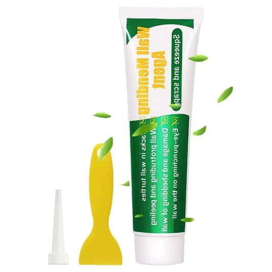 Kit de reparație pentru pereți, pastă autoadezivă 300 ml, uscare rapidă, rezistentă la apă și murdărie, pentru găuri, fisuri și zgârieturi