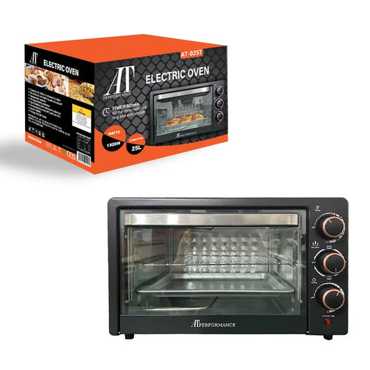 Cuptor electric multifuncțional 25L, 1500W, timer 60 minute, control temperatură, accesorii incluse