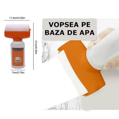 Trafalet cu rezervor pentru vopsit pereți, 500 ml, cu vopsea lavabilă inclusă, reutilizabil