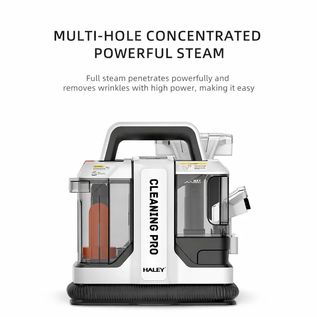 Aspirator cu spălare prin injecție-extracție HALEY, 1000W, 2 rezervoare, pentru covoare, tapițerii și interior auto