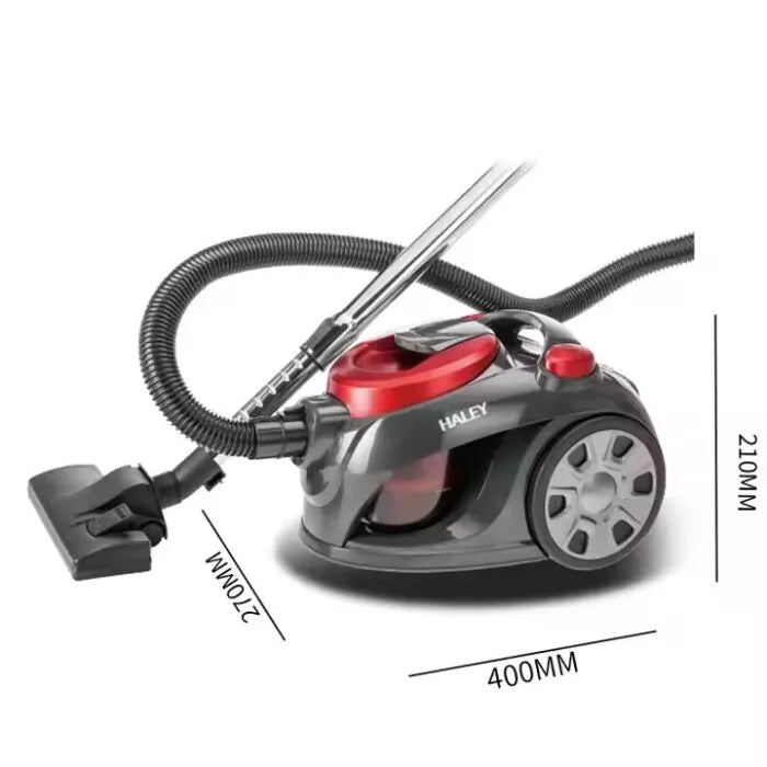 Aspirator fără sac HALEY, 3000W, capacitate 2L, design compact, pentru curățenie zilnică pe podele, covoare și suprafețe dure
