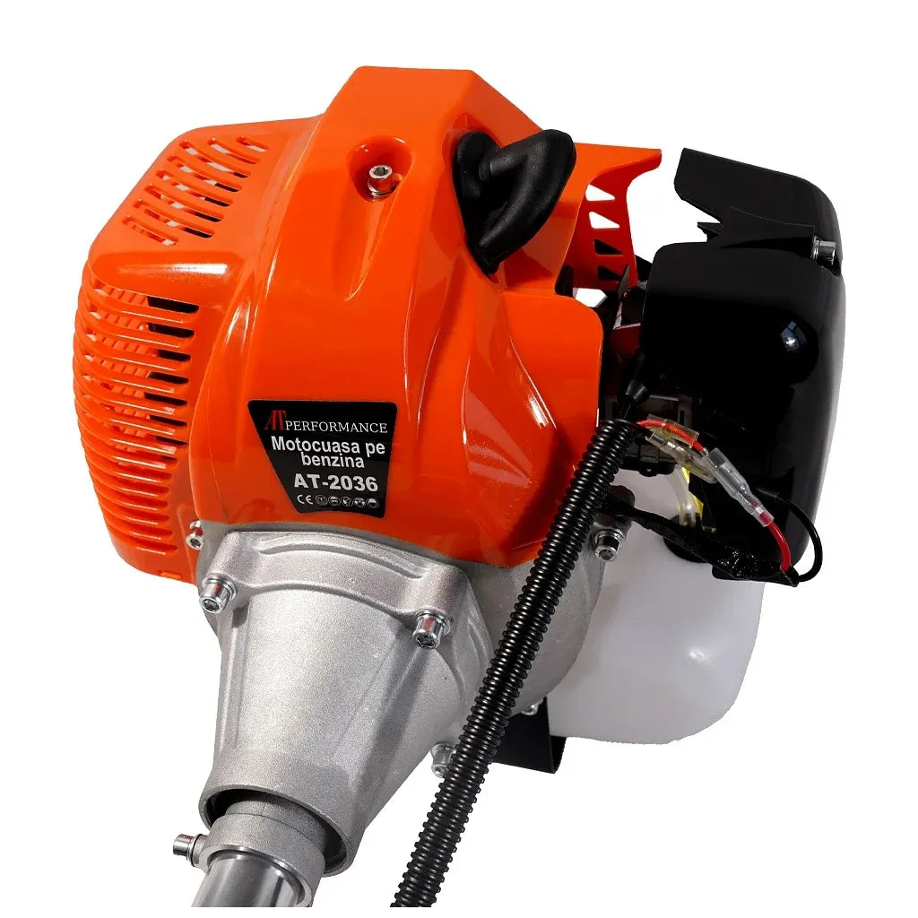 Motocoasă pe benzină 52cc, 6CP, 11000 RPM, motor 2 timpi, accesorii incluse