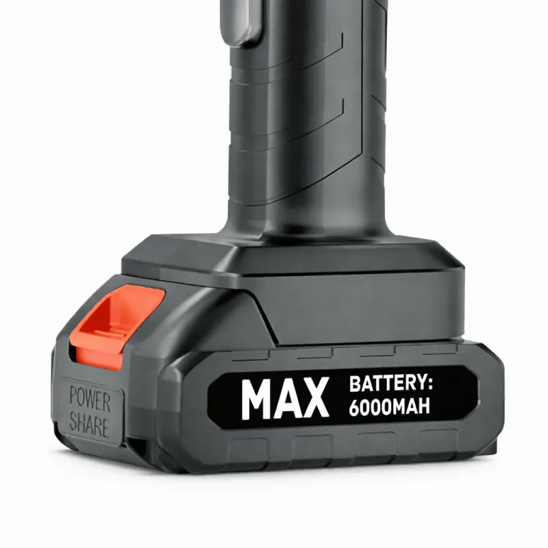 Aspirator auto portabil HALEY, fără fir, acumulator 6000mAh, design ergonomic și 6 capete incluse