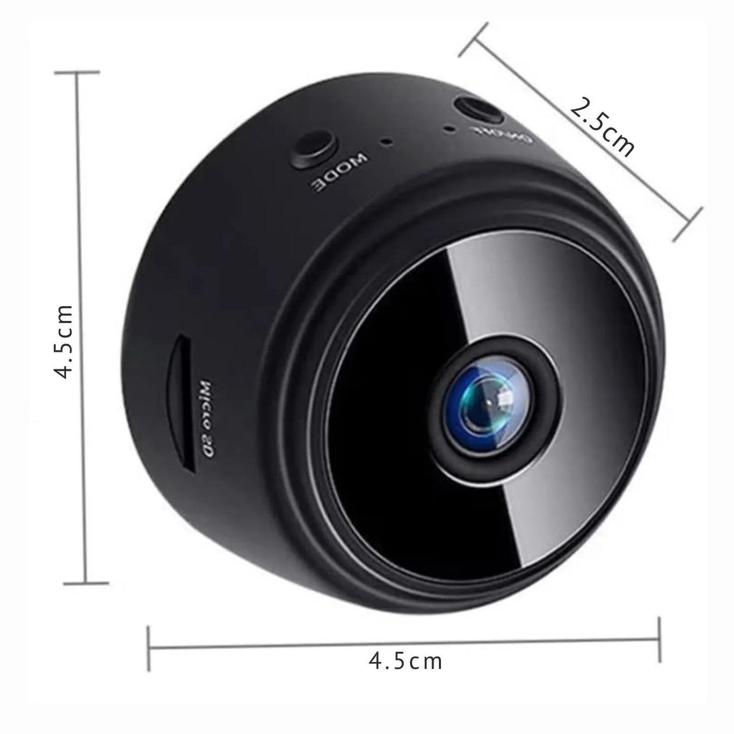 Mini cameră wireless, Full HD 1080p, Wi-Fi, senzor mișcare, night vision și prindere magnetică