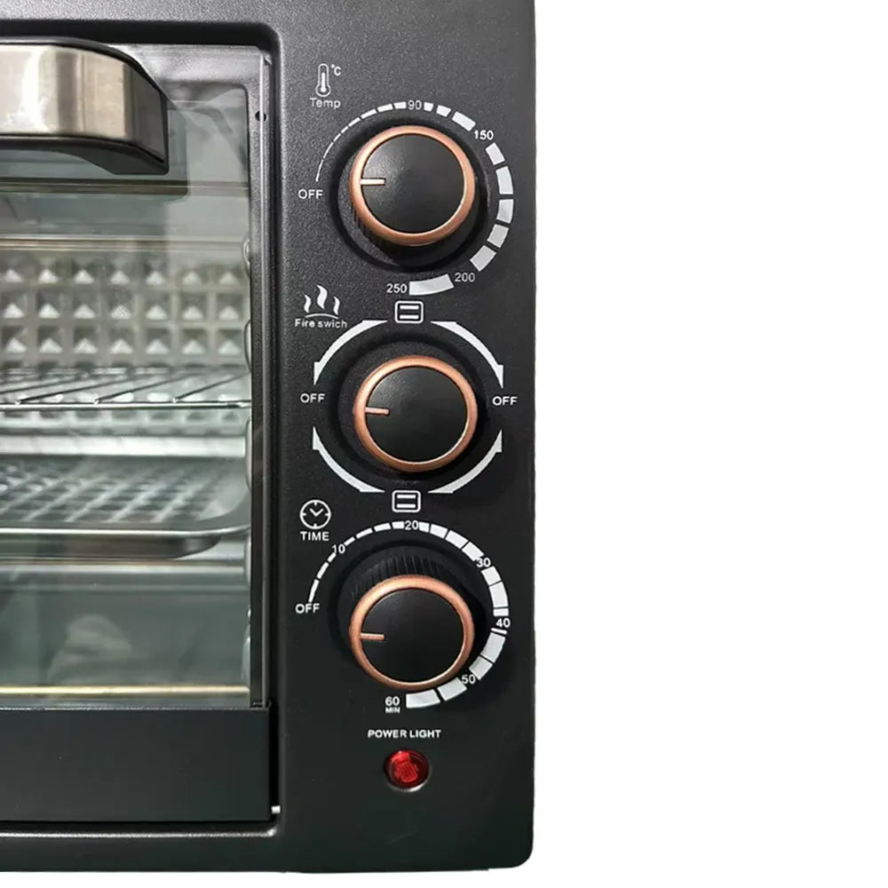 Cuptor electric multifuncțional 48L, 2500W, timer 60 minute, grill, control temperatură