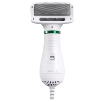 Perie 2 în 1 pentru animale, cu uscător 300W, aer cald, pentru câini și pisici