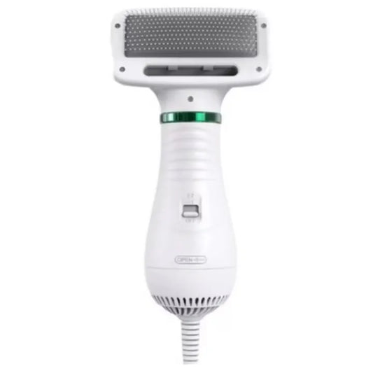 Perie 2 în 1 pentru animale, cu uscător 300W, aer cald, pentru câini și pisici