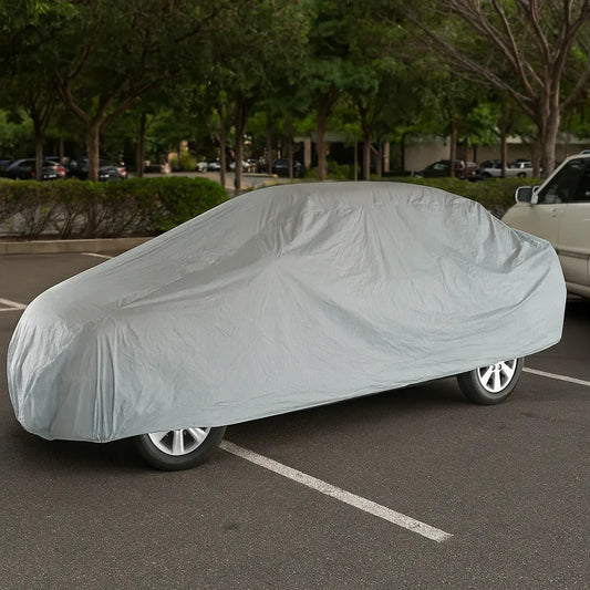 Prelată impermeabilă auto PEVA, husă protecție autoturism, anti-UV, praf, ploaie și zăpadă, mărimi S–XXL