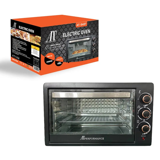 Cuptor electric multifuncțional 48L, 2500W, timer 60 minute, grill, control temperatură