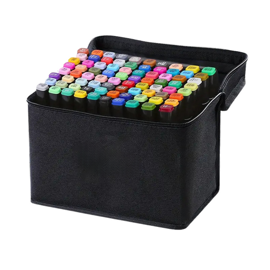 Set 80 de Marker, cu 2 capete diferite