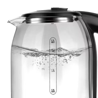 Fierbator electric din sticla, 2,2L, 1800W