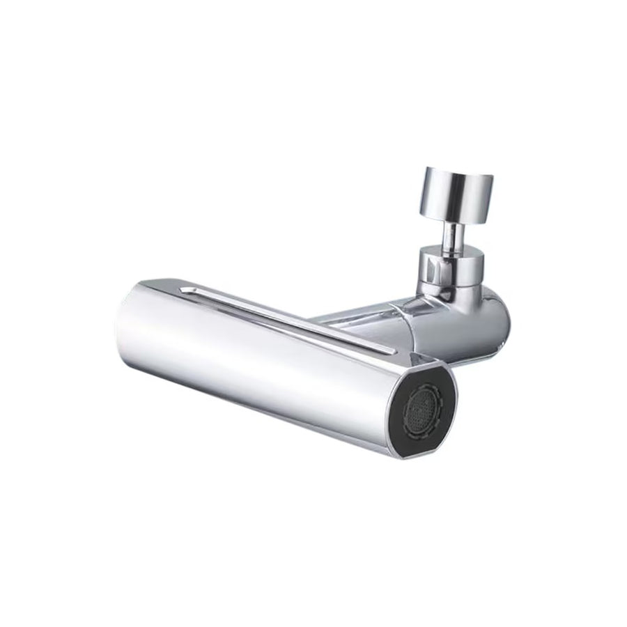 Adaptor universal pentru robinet 4 în 1, rotire 360°, 4 moduri de pulverizare, flux reglabil, argintiu