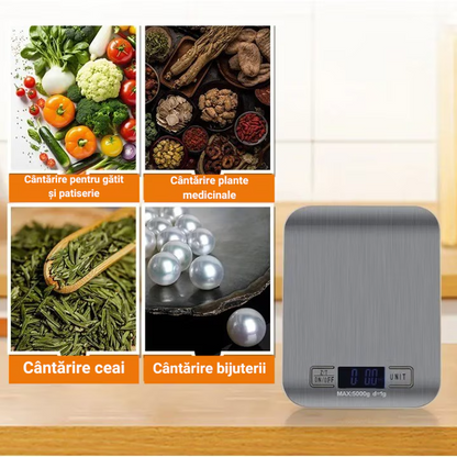 Cantar de Bucatarie Digital cu Precizie