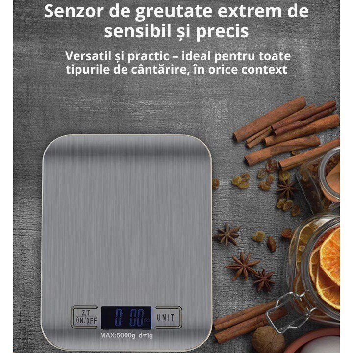 Cantar de Bucatarie Digital cu Precizie