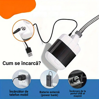 Dus Portabil Camping, Pompa Electrica