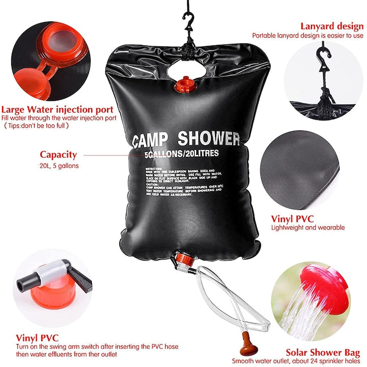 Geanta de dus camping