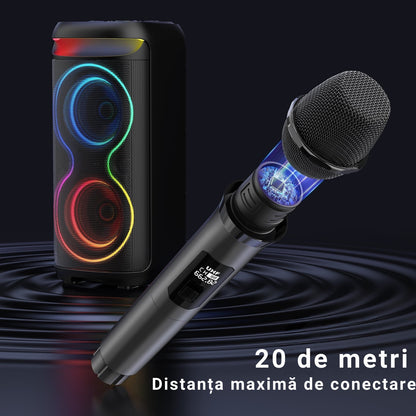 Boxa Portabila, 12H, 2 Microfoane, Havit