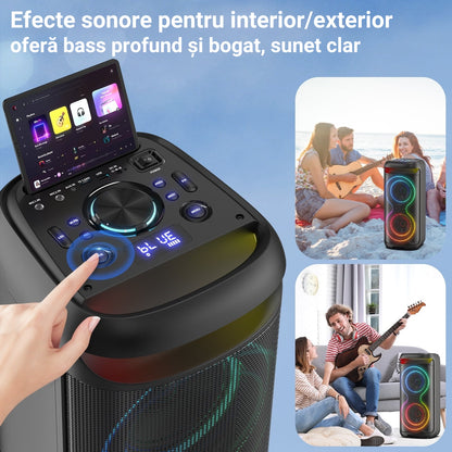 Boxa Portabila, 12H, 2 Microfoane, Havit