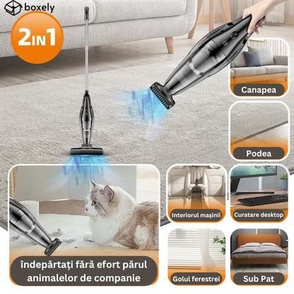 Aspirator portabil, 2in1